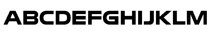 RapidST BoldWide Instance Font UPPERCASE