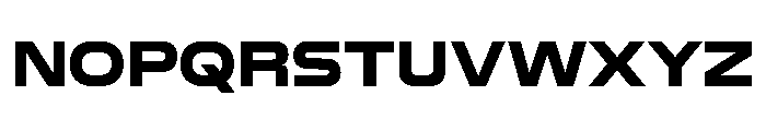 RapidST BoldWide Instance Font UPPERCASE