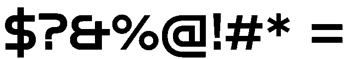 RapidST Medium Instance Font OTHER CHARS