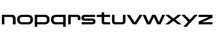 RapidST MediumExtended Instance Font LOWERCASE