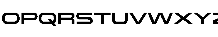RapidST MediumExtended Font UPPERCASE