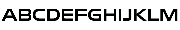 RapidST MediumWide Instance Font UPPERCASE