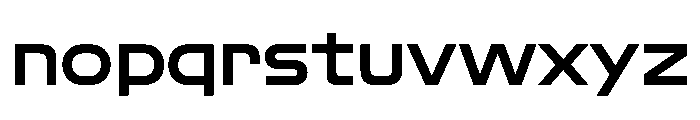 RapidST MediumWide Instance Font LOWERCASE
