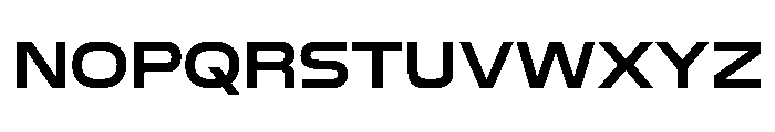 RapidST MediumWide Font UPPERCASE
