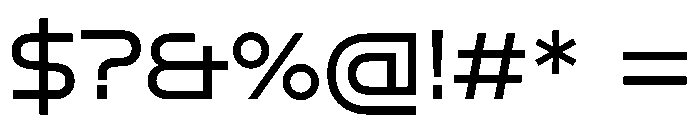 RapidST RegularWide Instance Font OTHER CHARS