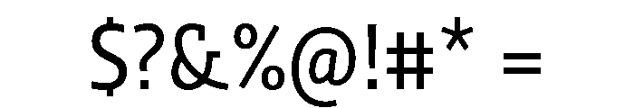 RatioDisplayRegular Font OTHER CHARS