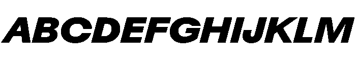 Rauschen A Black Italic Regular Webfont Font UPPERCASE