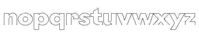 Rauschen A Black Regular Webfont Font LOWERCASE
