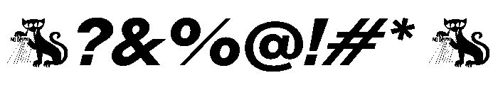 Rauschen A Bold Italic Regular Webfont Font OTHER CHARS