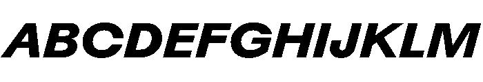 Rauschen A Bold Italic Regular Webfont Font UPPERCASE