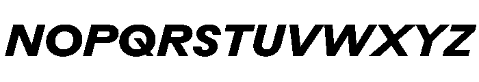 Rauschen A Bold Italic Regular Webfont Font UPPERCASE