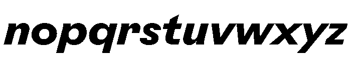 Rauschen A Bold Italic Regular Webfont Font LOWERCASE