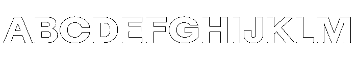 Rauschen A Bold Regular Webfont Font UPPERCASE