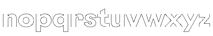Rauschen A Bold Regular Webfont Font LOWERCASE