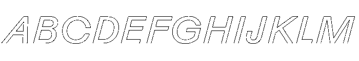 Rauschen A Book Italic Regular Webfont Font UPPERCASE