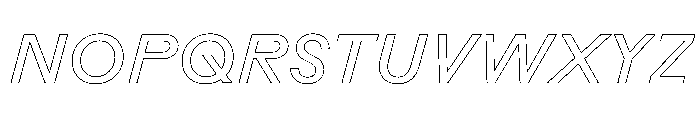 Rauschen A Book Italic Regular Webfont Font UPPERCASE