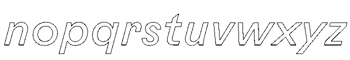 Rauschen A Book Italic Regular Webfont Font LOWERCASE