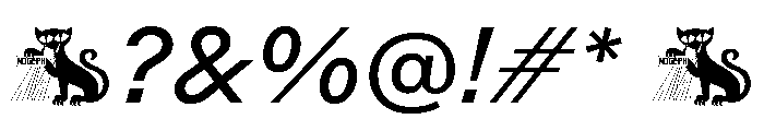 Rauschen A Italic Regular Webfont Font OTHER CHARS