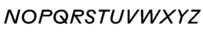 Rauschen A Italic Regular Webfont Font UPPERCASE