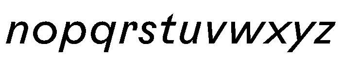Rauschen A Italic Regular Webfont Font LOWERCASE