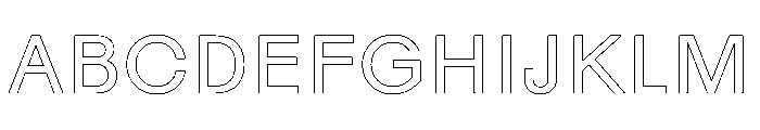 Rauschen A Regular Webfont Font UPPERCASE