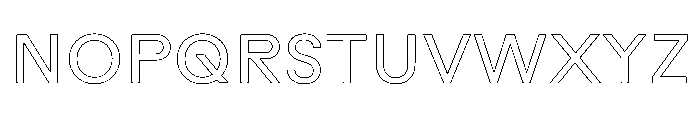 Rauschen A Regular Webfont Font UPPERCASE