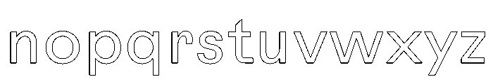 Rauschen A Regular Webfont Font LOWERCASE