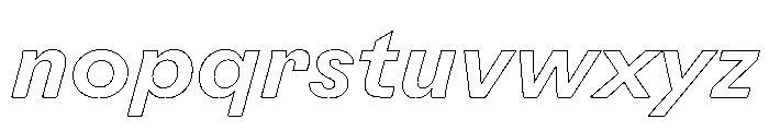 Rauschen A Semibold Italic Regular Webfont Font LOWERCASE
