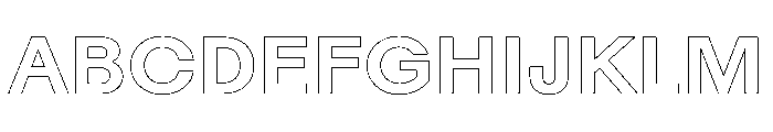 Rauschen A Semibold Regular Webfont Font UPPERCASE