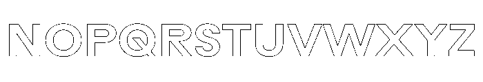Rauschen A Semibold Regular Webfont Font UPPERCASE