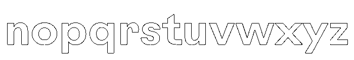 Rauschen A Semibold Regular Webfont Font LOWERCASE
