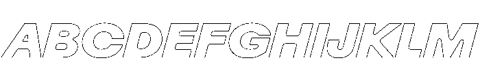 Rauschen B Black Italic Regular Webfont Font UPPERCASE