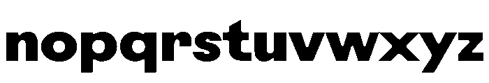 Rauschen B Black Regular Webfont Font LOWERCASE