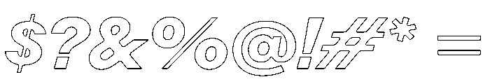 Rauschen B Bold Italic Regular Webfont 8735ae01 Font OTHER CHARS