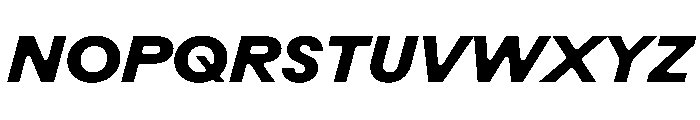 Rauschen B Bold Italic Regular Webfont Font UPPERCASE