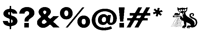 Rauschen B Bold Regular Webfont Font OTHER CHARS