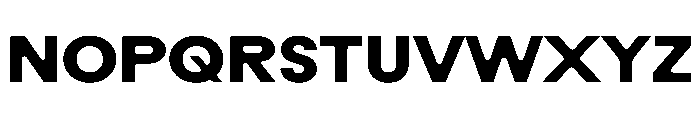 Rauschen B Bold Regular Webfont Font UPPERCASE