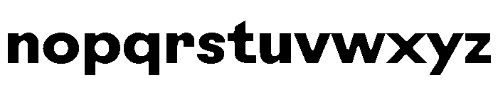 Rauschen B Bold Regular Webfont Font LOWERCASE