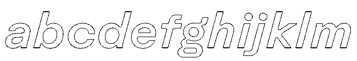 Rauschen B Medium Italic Regular Webfont FONT