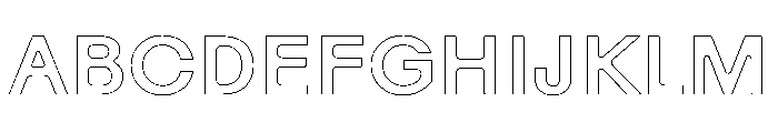 Rauschen B Medium Regular Webfont Font UPPERCASE
