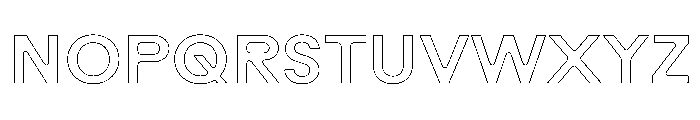 Rauschen B Medium Regular Webfont Font UPPERCASE