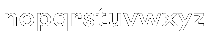 Rauschen B Medium Regular Webfont Font LOWERCASE