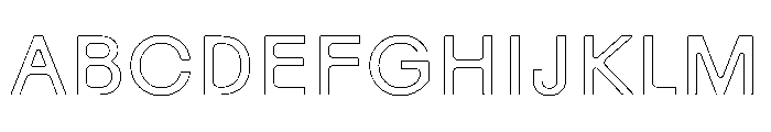 Rauschen B Regular Webfont Font UPPERCASE