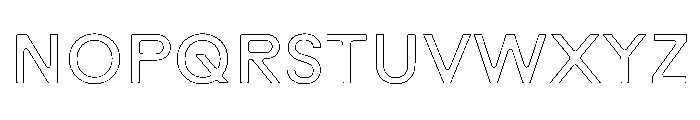 Rauschen B Regular Webfont Font UPPERCASE