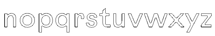 Rauschen B Regular Webfont Font LOWERCASE
