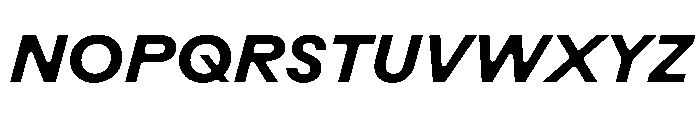 Rauschen B Semibold Italic Regular Webfont Font UPPERCASE
