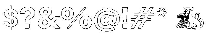 Rauschen B Semibold Regular Webfont Font OTHER CHARS