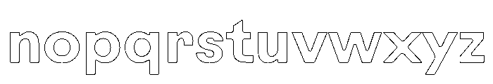 Rauschen B Semibold Regular Webfont Font LOWERCASE