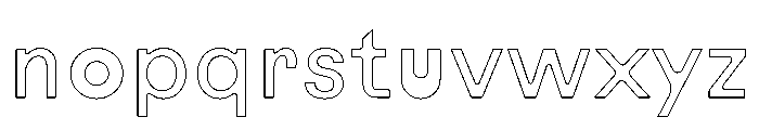 Rauschen Max Regular Webfont Font LOWERCASE