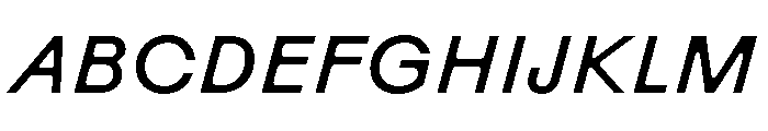 RauschenB RegularItalic Font UPPERCASE